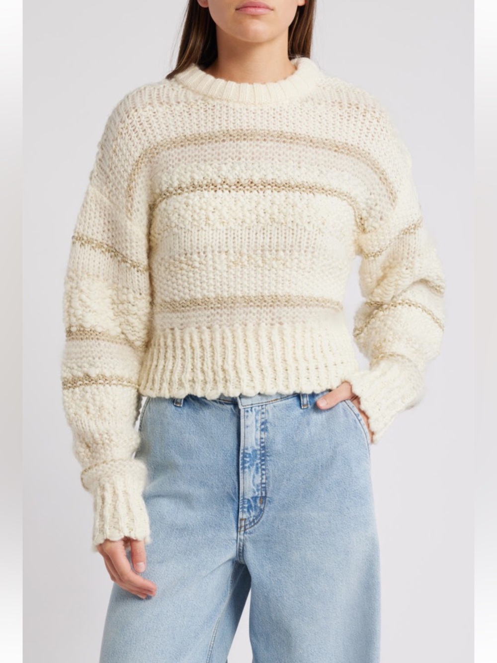 FRAME
Texture Stripe
Women’s Sweater sz M $498